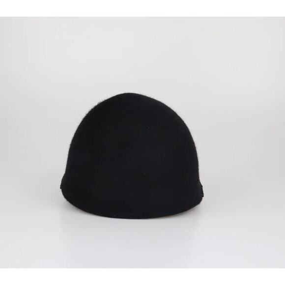 Loro Piana Black/Brown Alligator Trim Riding Cap Hat Cashmere Felt Cash Felt Med main image 6
